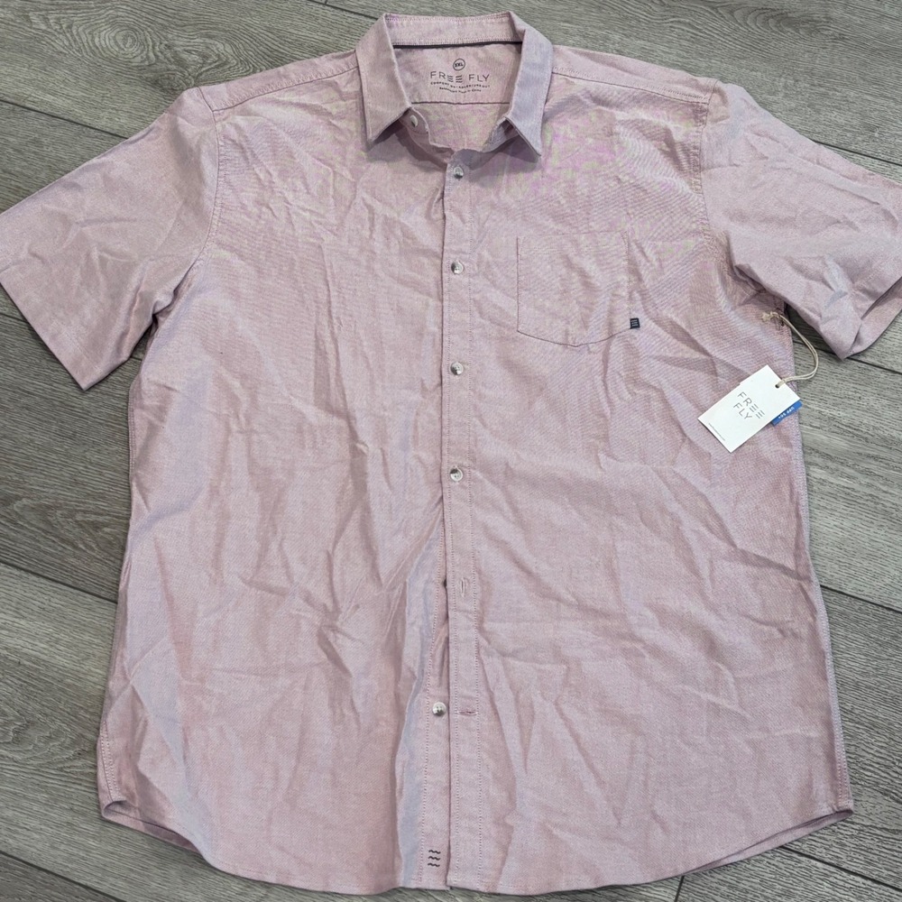 Free Fly Sullivan's Short Sleeve Button Up Mens 3XL UPF 50+ Shirt Outdoors New - Picture 1 of 8